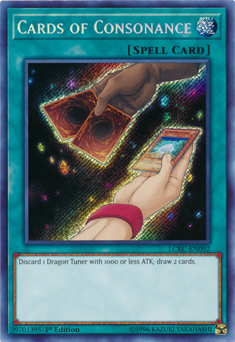 Cards of Consonance [LCKC-EN092] Secret Rare | Pegasus Games WI