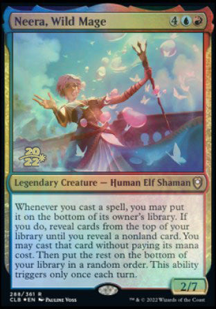 Neera, Wild Mage [Commander Legends: Battle for Baldur's Gate Prerelease Promos] | Pegasus Games WI