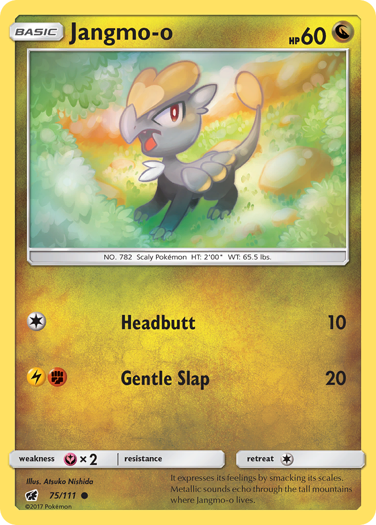 Jangmo-o (75/111) [Sun & Moon: Crimson Invasion] | Pegasus Games WI