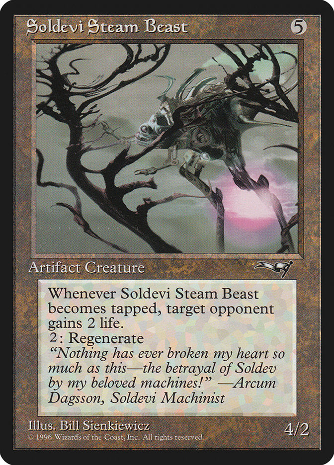 Soldevi Steam Beast (Purple Light Background) [Alliances] | Pegasus Games WI