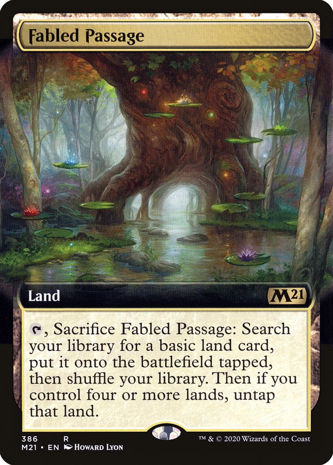 Fabled Passage (Extended Art) [Core Set 2021] | Pegasus Games WI