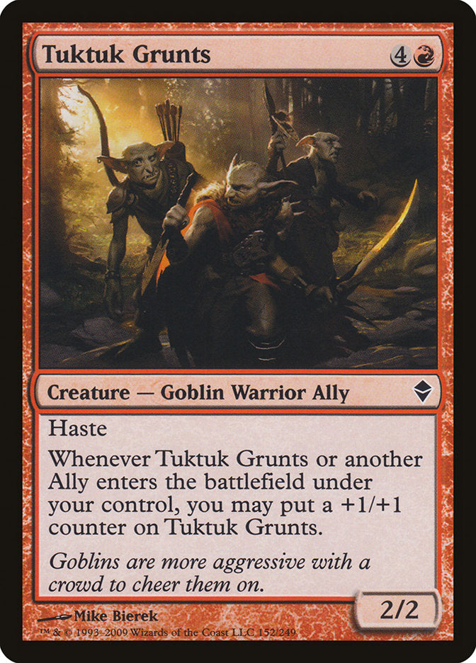 Tuktuk Grunts [Zendikar] | Pegasus Games WI