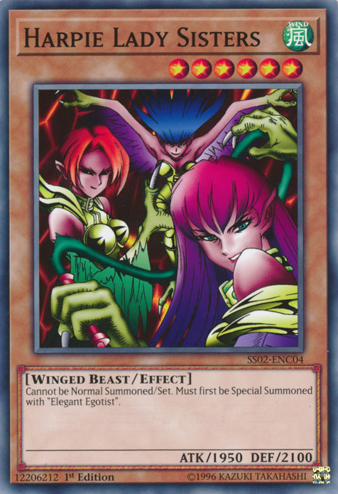 Harpie Lady Sisters [SS02-ENC04] Common | Pegasus Games WI