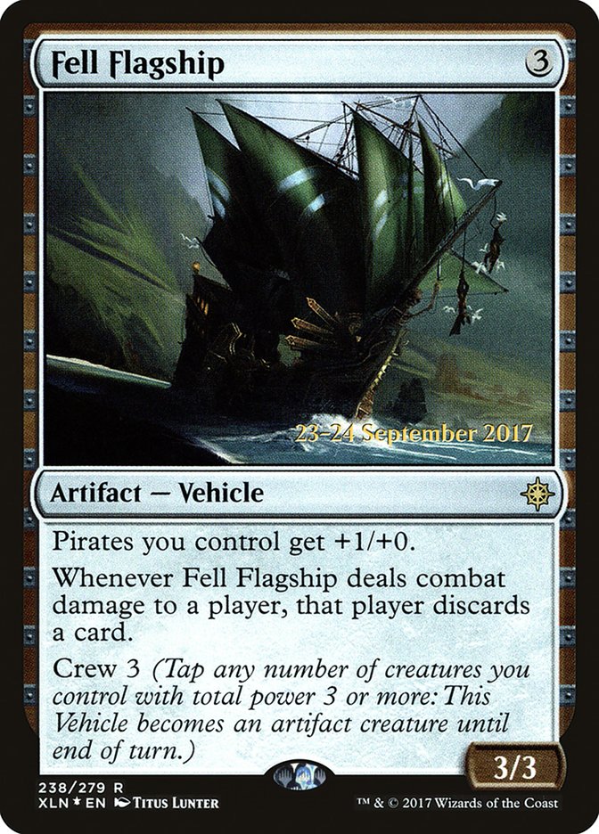 Fell Flagship [Ixalan Prerelease Promos] | Pegasus Games WI