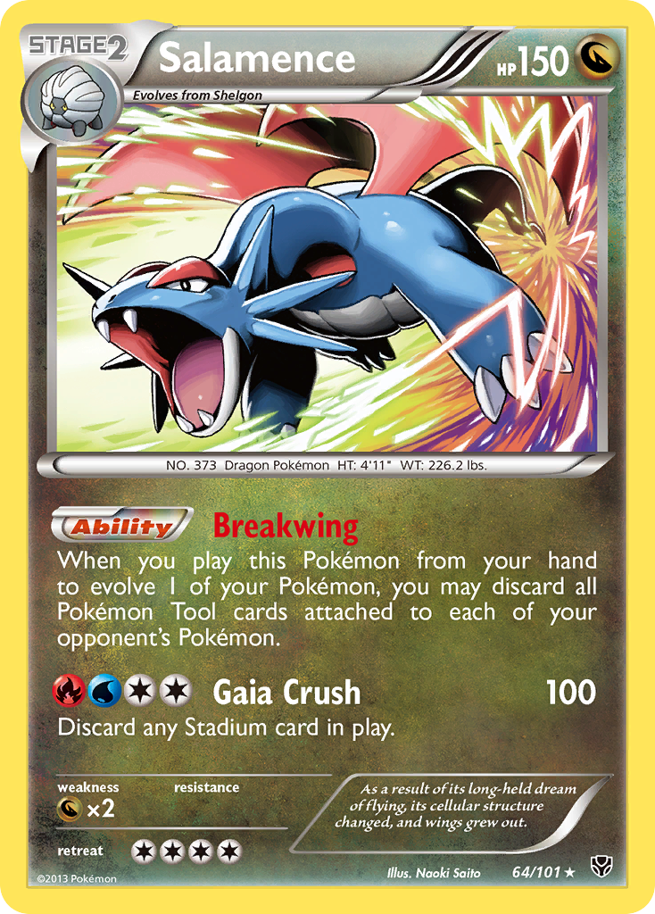 Salamence (64/101) [Black & White: Plasma Blast] | Pegasus Games WI
