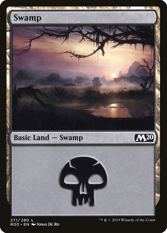 Swamp (271) [Core Set 2020] | Pegasus Games WI