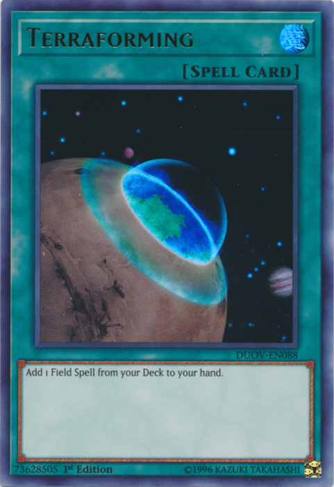 Terraforming [DUOV-EN088] Ultra Rare | Pegasus Games WI