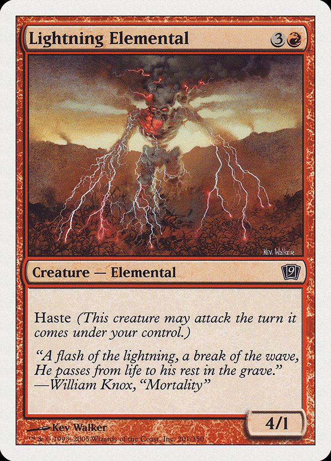 Lightning Elemental [Ninth Edition] | Pegasus Games WI