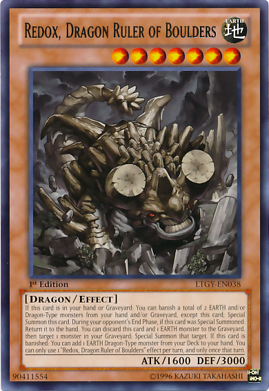 Redox, Dragon Ruler of Boulders [LTGY-EN038] Rare | Pegasus Games WI