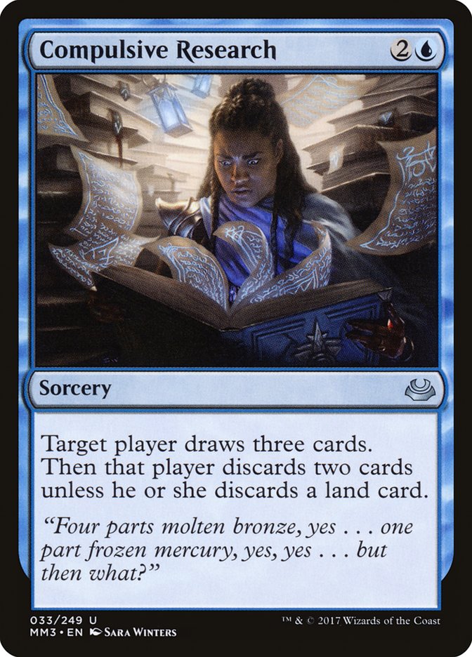 Compulsive Research [Modern Masters 2017] | Pegasus Games WI
