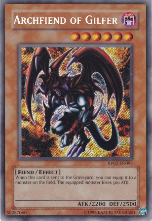 Archfiend of Gilfer [RP02-EN094] Secret Rare | Pegasus Games WI