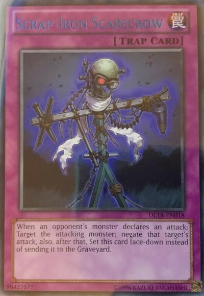 Scrap-Iron Scarecrow (Blue) [DL18-EN018] Rare | Pegasus Games WI