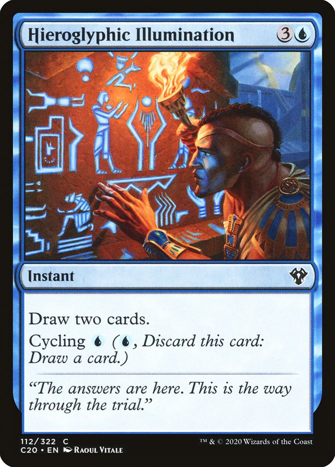 Hieroglyphic Illumination [Commander 2020] | Pegasus Games WI