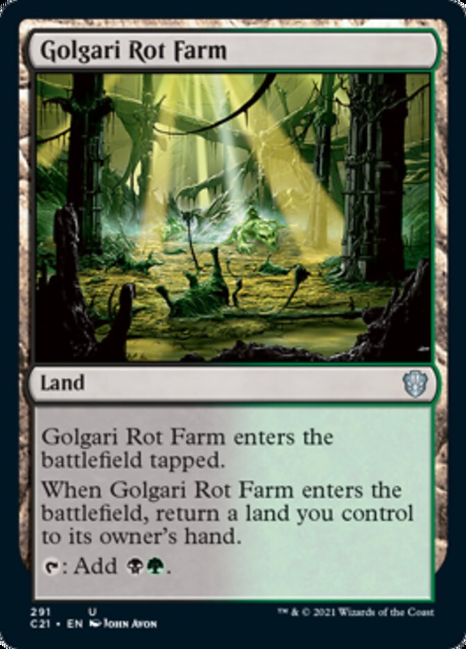 Golgari Rot Farm [Commander 2021] | Pegasus Games WI