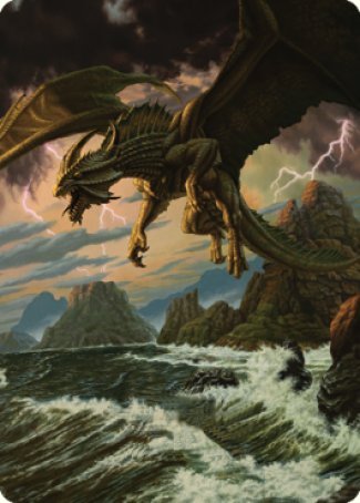 Ancient Bronze Dragon Art Card (03) [Commander Legends: Battle for Baldur's Gate Art Series] | Pegasus Games WI