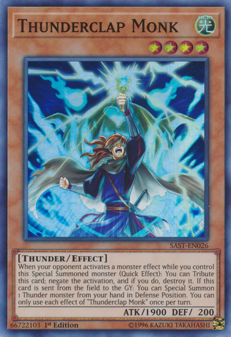Thunderclap Monk [SAST-EN026] Super Rare | Pegasus Games WI