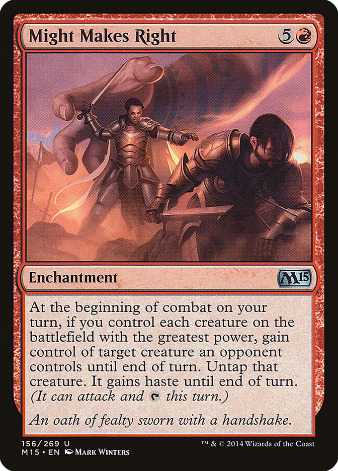 Might Makes Right [Magic 2015] | Pegasus Games WI