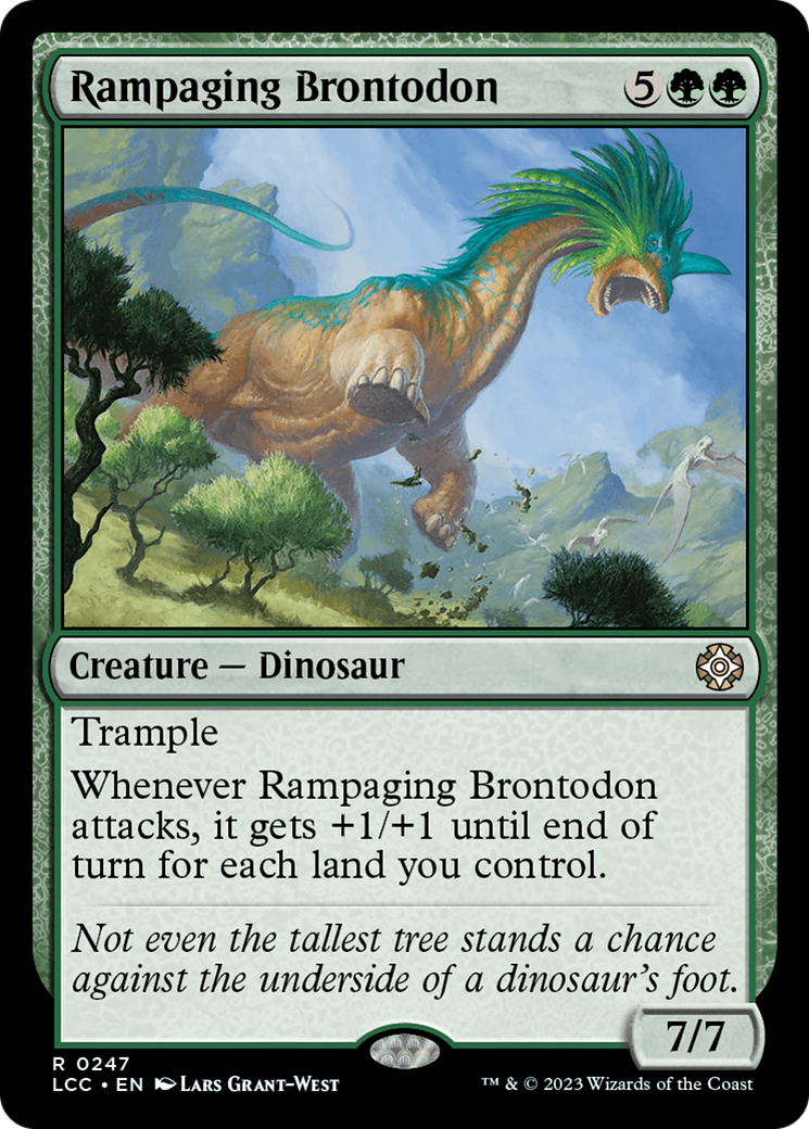 Rampaging Brontodon [The Lost Caverns of Ixalan Commander] | Pegasus Games WI