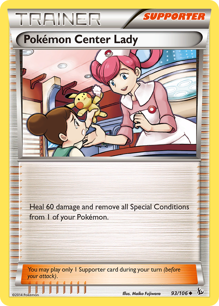 Pokemon Center Lady (93/106) [XY: Flashfire] | Pegasus Games WI