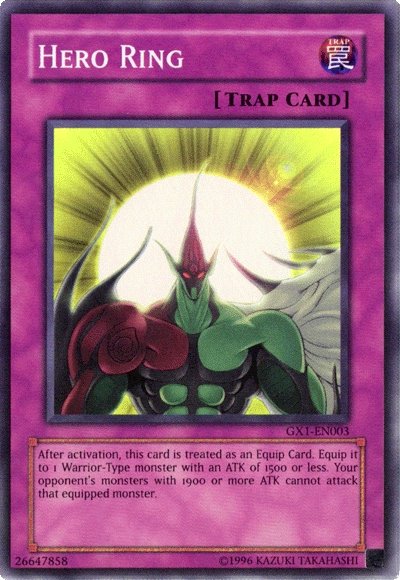 Hero Ring [GX1-EN003] Super Rare | Pegasus Games WI