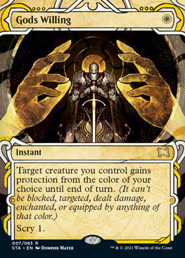 Gods Willing (Foil Etched) [Strixhaven: School of Mages Mystical Archive] | Pegasus Games WI