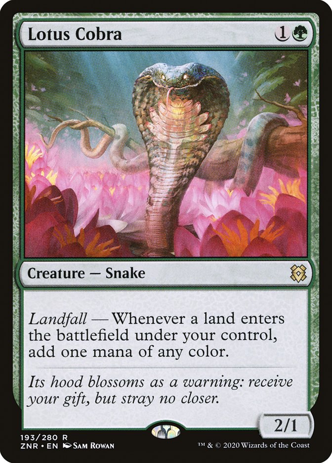 Lotus Cobra [Zendikar Rising] | Pegasus Games WI