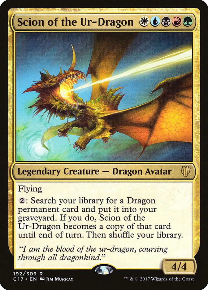 Scion of the Ur-Dragon [Commander 2017] | Pegasus Games WI