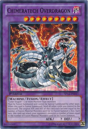 Chimeratech Overdragon [SP14-EN043] Starfoil Rare | Pegasus Games WI