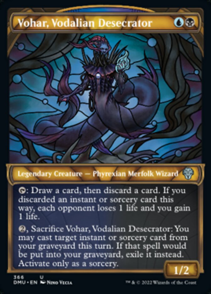 Vohar, Vodalian Desecrator (Showcase Textured) [Dominaria United] | Pegasus Games WI