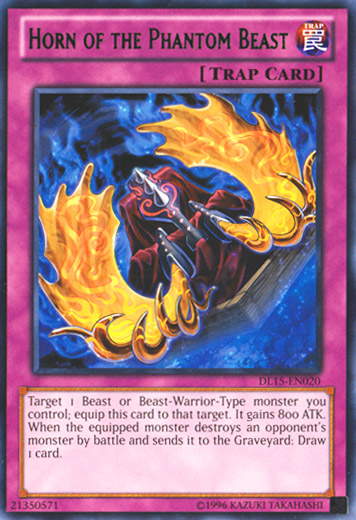 Horn of the Phantom Beast (Green) [DL15-EN020] Rare | Pegasus Games WI
