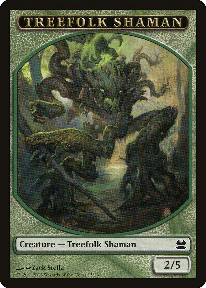 Treefolk Shaman Token [Modern Masters Tokens] | Pegasus Games WI