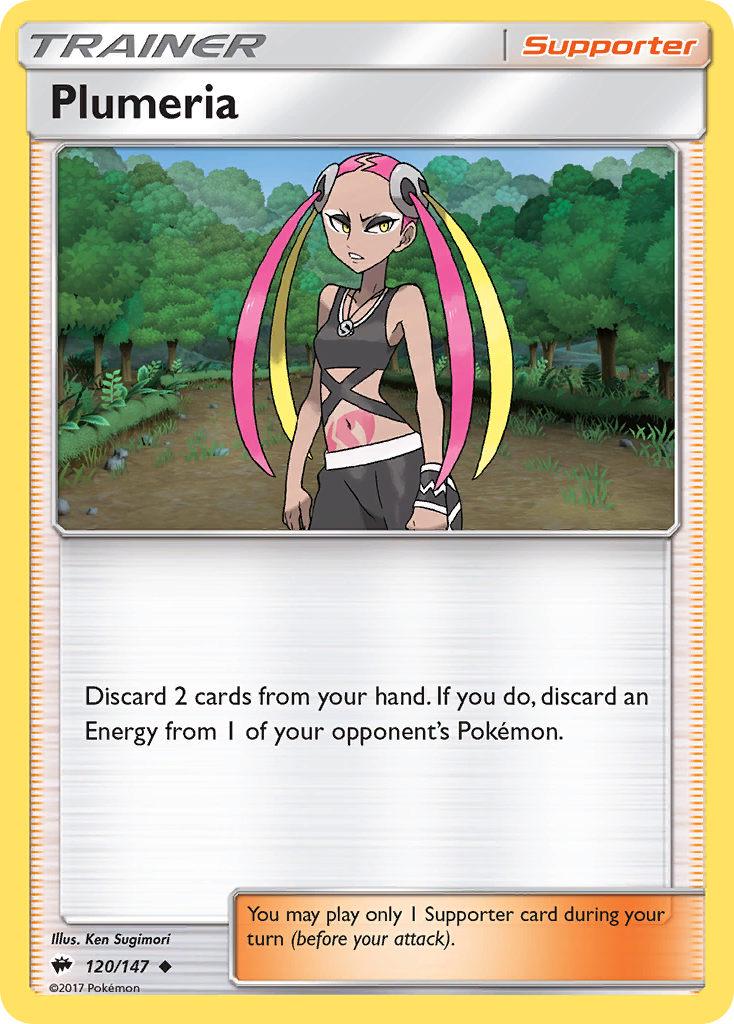 Plumeria (120/147) [Sun & Moon: Burning Shadows] | Pegasus Games WI