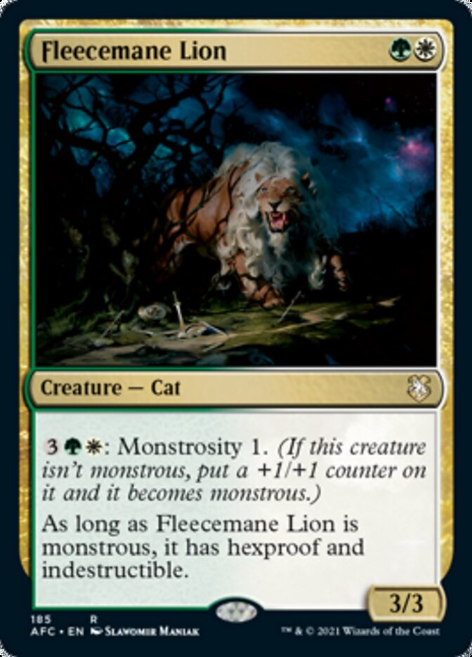 Fleecemane Lion [Dungeons & Dragons: Adventures in the Forgotten Realms Commander] | Pegasus Games WI