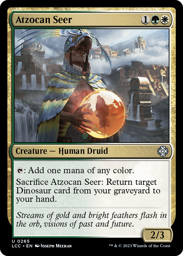 Atzocan Seer [The Lost Caverns of Ixalan Commander] | Pegasus Games WI