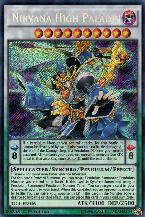 Nirvana High Paladin [TDIL-EN046] Secret Rare | Pegasus Games WI