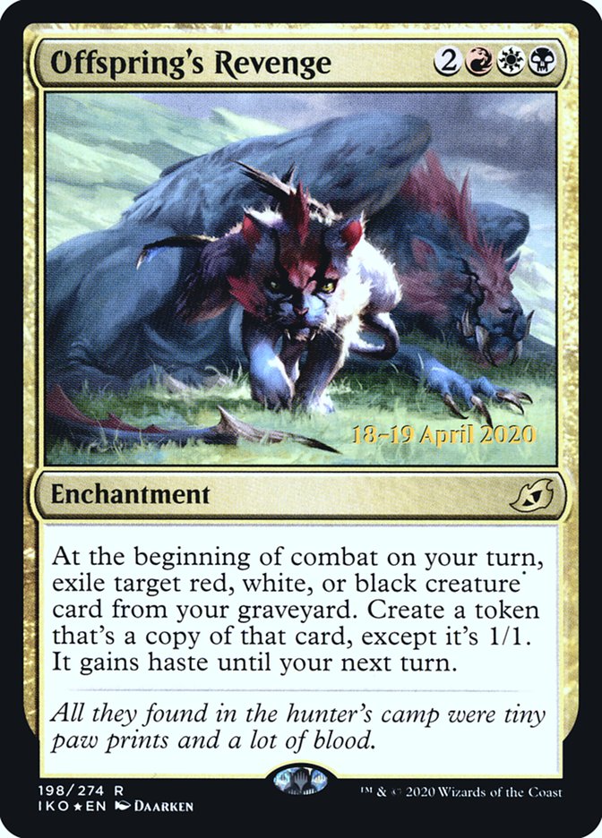 Offspring's Revenge [Ikoria: Lair of Behemoths Prerelease Promos] | Pegasus Games WI