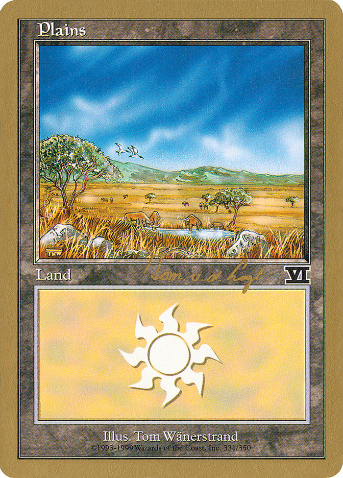 Plains (tvdl331) (Tom van de Logt) [World Championship Decks 2000] | Pegasus Games WI