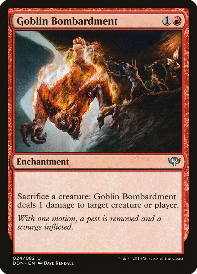 Goblin Bombardment [Duel Decks: Speed vs. Cunning] | Pegasus Games WI