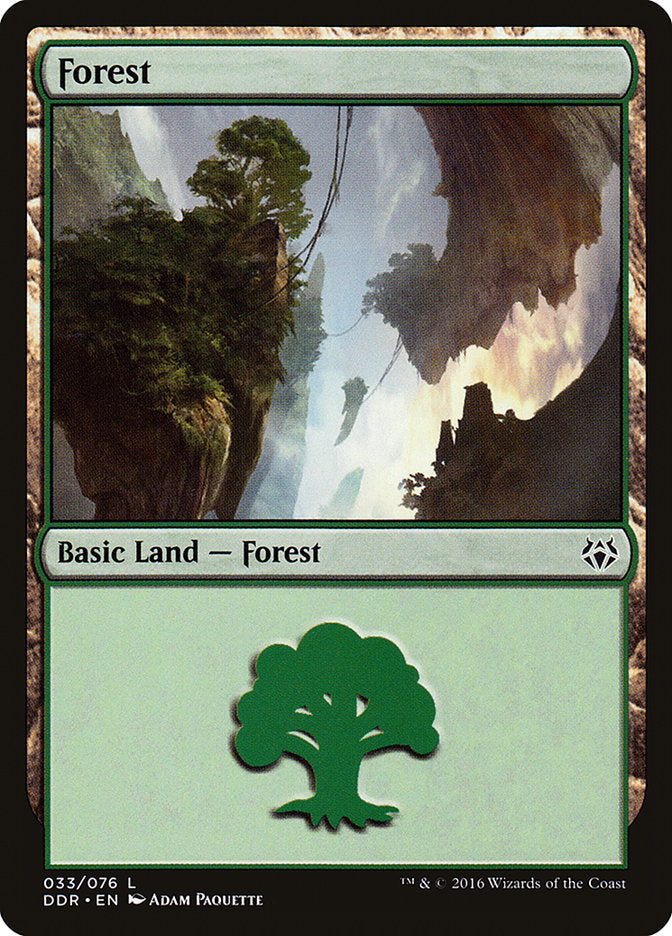 Forest (33) [Duel Decks: Nissa vs. Ob Nixilis] | Pegasus Games WI