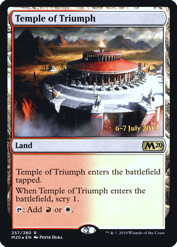 Temple of Triumph [Core Set 2020 Prerelease Promos] | Pegasus Games WI