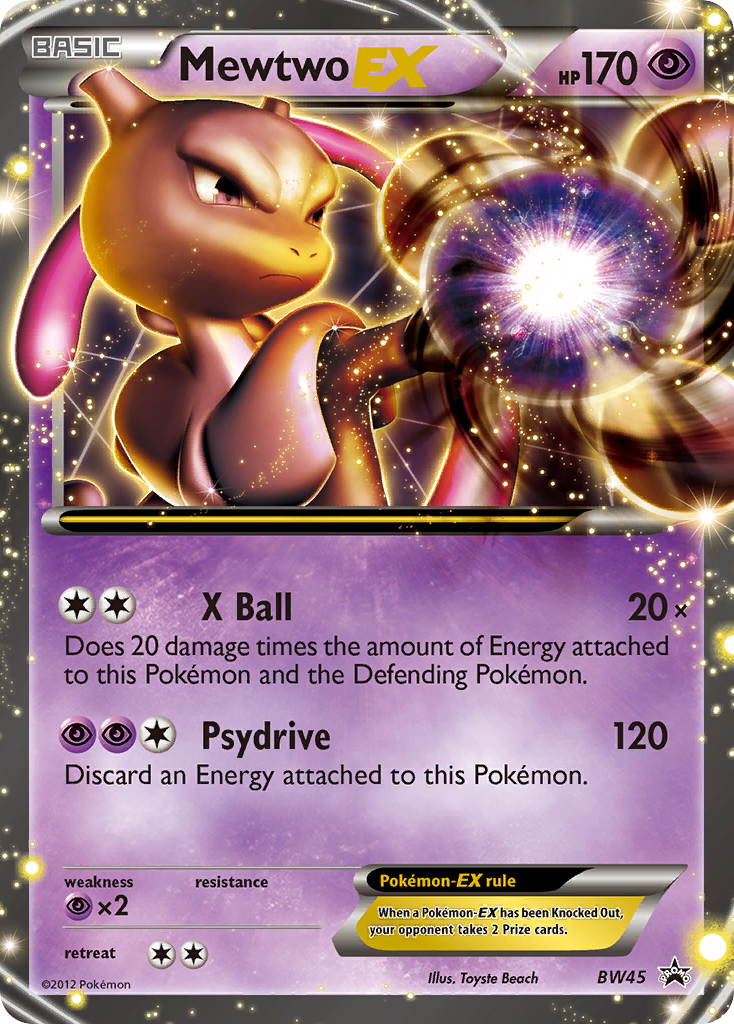 Mewtwo EX (BW45) [Black & White: Black Star Promos] | Pegasus Games WI