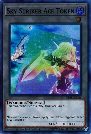 Sky Striker Ace Token [OP08-EN026] Super Rare | Pegasus Games WI