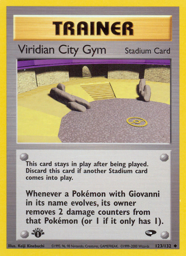 Viridian City Gym (123/132) [Gym Challenge 1st Edition] | Pegasus Games WI