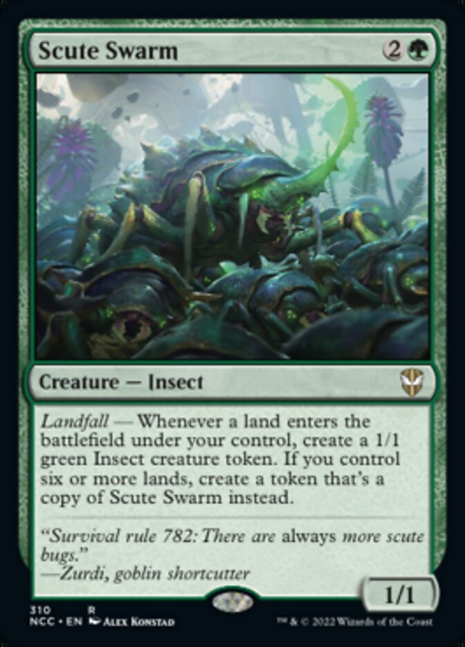 Scute Swarm [Streets of New Capenna Commander] | Pegasus Games WI