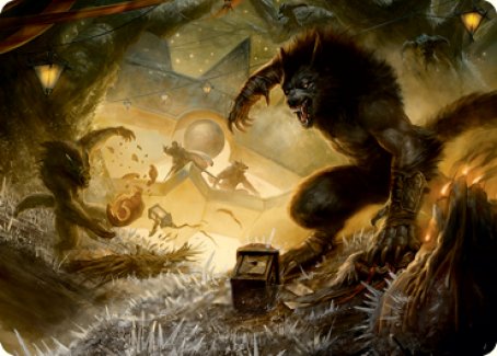 Storm the Festival Art Card [Innistrad: Midnight Hunt Art Series] | Pegasus Games WI