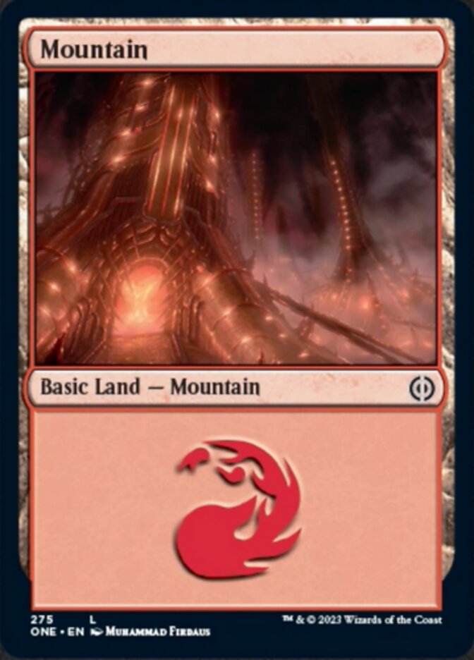 Mountain (275) [Phyrexia: All Will Be One] | Pegasus Games WI