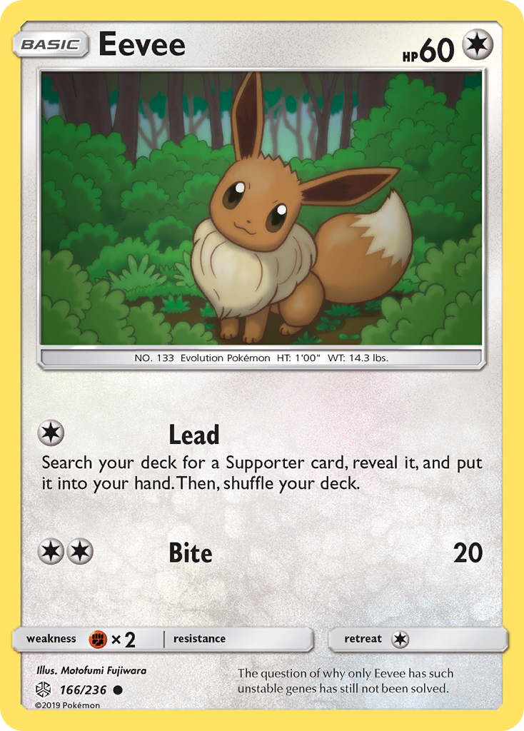 Eevee (166/236) [Sun & Moon: Cosmic Eclipse] | Pegasus Games WI