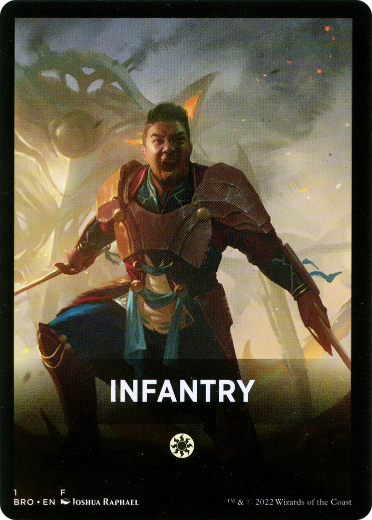 Infantry Theme Card [The Brothers' War Tokens] | Pegasus Games WI