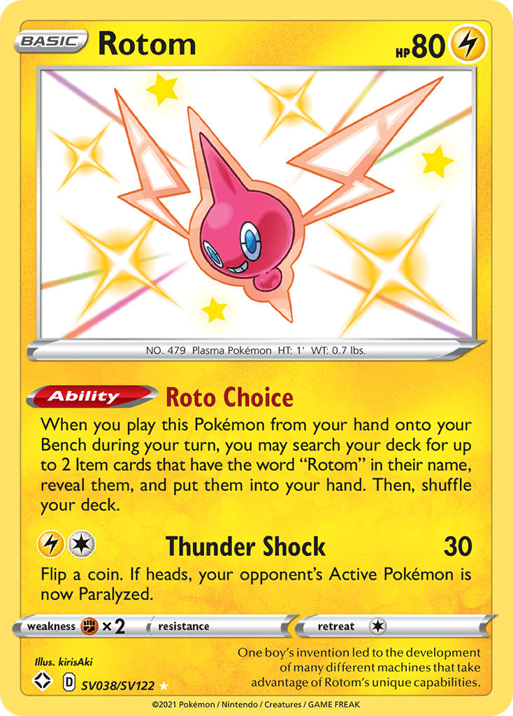 Rotom (SV038/SV122) [Sword & Shield: Shining Fates] | Pegasus Games WI