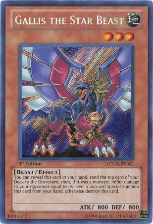 Gallis the Star Beast [LCGX-EN041] Secret Rare | Pegasus Games WI